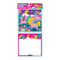 Розвиваючий набір 4 в 1 "Єдиноріжки" VT2002-05 пазл, розмальовка, маркер (VT2002-05)