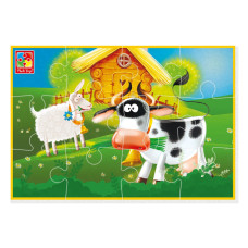 Мягкие пазлы "Ферма" VT1103-97, 12 элементов(VT1103-97)