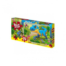 Мягкие пазлы "Дино" S20-09-09, 20 элементов (S20-09-09)