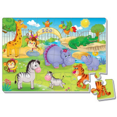Детский мягкий пазл "Зоопарк" VT1102-17, 24 элемента(VT1102-17)