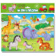 Детский мягкий пазл "Зоопарк" VT1102-17, 24 элемента(VT1102-17)
