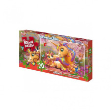 Мягкие пазлы "Сказочные пони" S20-09-01, 20 элементов (S20-09-01)