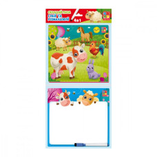 Развивающий набор 4 в 1 "Ферма" VT2002-01 пазл, раскраска, маркер(VT2002-01)