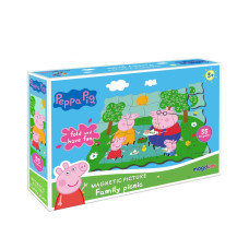 Магнітний пазл Свинка Пеппа "Пікнік" Magdum МЕ 5031-08 (МЕ 5031-08)