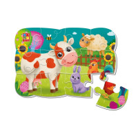Дитячий м'який магнітний пазл Малюк зможе "Ферма" VT3205-89, 12 елементів (VT3205-89)