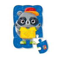 Дитячий магнітний пазл "Єнот" VT3205-91, 12 елементів (VT3205-91)