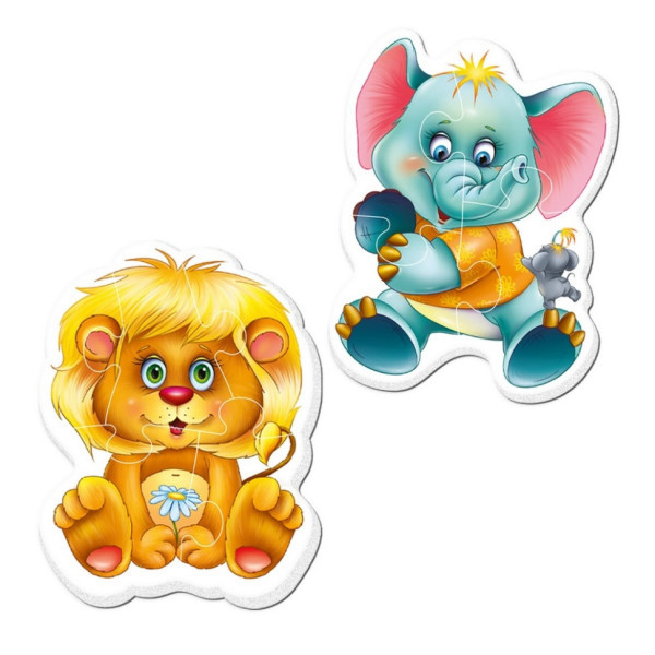 Дитячі магнітні пазли "Зоопарк" VT3208-28, 9 елементів (VT3208-28)