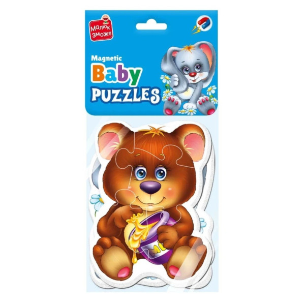 Дитячі магнітні пазли "Лісові жителі" VT3208-17, 9 елементів (VT3208-17)