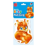 Дитячі магнітні пазли "Пухнастики" VT3208-18, 8 елементів (VT3208-18)