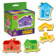 Дитячі магнітні пазли "Кольорові будинки" VT1733-03, 6 картинок (VT1733-03)
