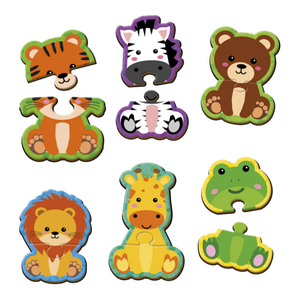 Дитячі магнітні пазли "Тваринки" VT1733-04, 6 картинок (VT1733-04)