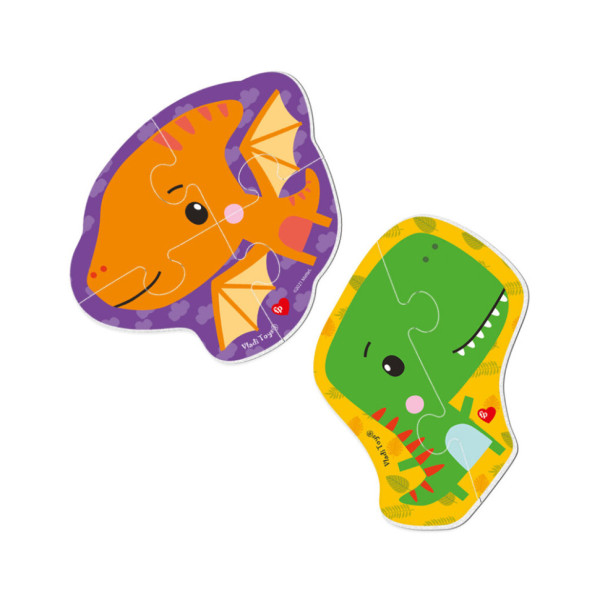 Магнітні бебі пазли "Динозаврики" Vladi Toys VT3208-16 (VT3208-16)