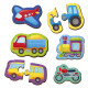 Детские магнитные пазлы "Транспорт" VT1733-02, 6 картинок(VT1733-02)