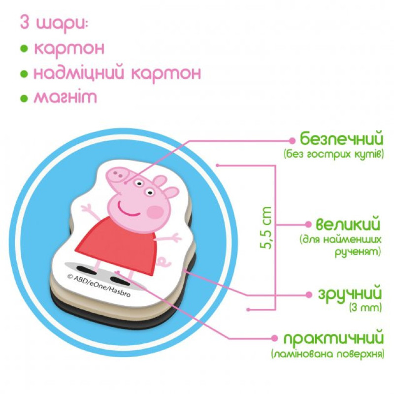 Набор магнитов "Свинка Пеппа. Друзья Пеппы" Magdum МЕ 5031-02