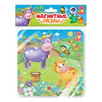 Магнітні пазли "Корова та теля" VT3204-13 (рус)