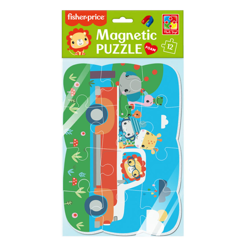Игра настольная "Магнитные пазлы А5. Зверушки" VT3205-97