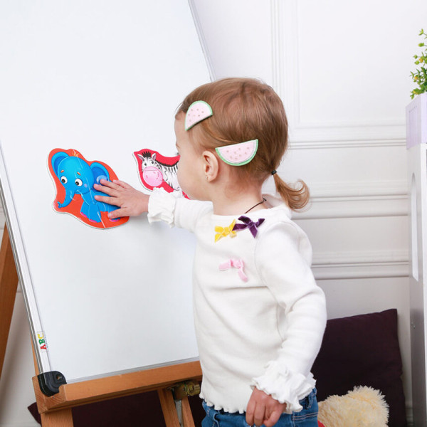 Магнитные беби пазлы "Зебра и слоненок" Vladi toys VT3208-12(VT3208-12)