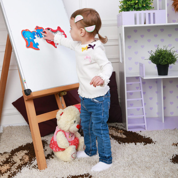 Магнитные беби пазлы "Зебра и слоненок" Vladi toys VT3208-12(VT3208-12)