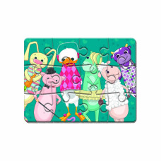 Магнитные пазлы Малыш сможет "Зверюшки" Vladi toys VT3301-01 А5 (VT3301-01)