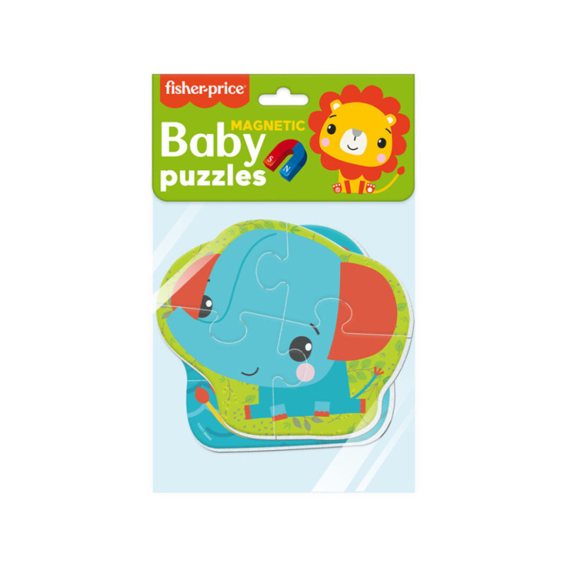 Магнітні бебі пазли "Слоненя та Лев" Vladi Toys VT3208-14