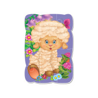 Магнитные пазлы Малыш сможет "Овечка" Vladi toys VT3301-02 А5, Укр(VT3301-02)