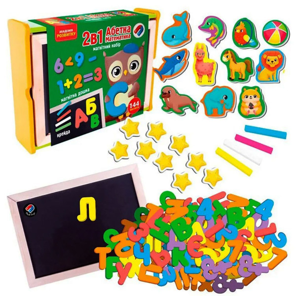 Игра настольная "Магнитный развивающий набор с доской" VT5411-17(VT5411-17)