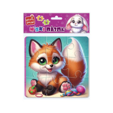 Дитячий м'який пазл "Зайчик та лисичка" VT1102-35, 25 елементів (VT1102-35)