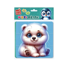 Дитячий м'який пазл "Ведмедик та пінгвіненя" VT1102-38, 25 елементів (VT1102-38)