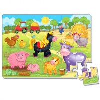 Дитячі м'які пазли А4 "Ферма" VT1102-14 з 24 елементів