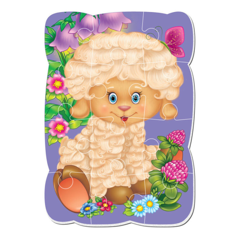 Пазли на магніті А5 "Вівця" Vladi Toys VT3205-32 рос