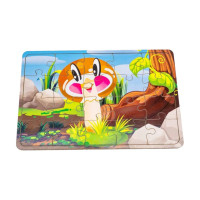 Детский деревянный пазл Белый грибочек Арт-10024, 20 элементов(Арт-10024)