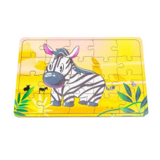 Детский деревянный пазл Зебра Арт-10029, 20 элементов(Арт-10029)