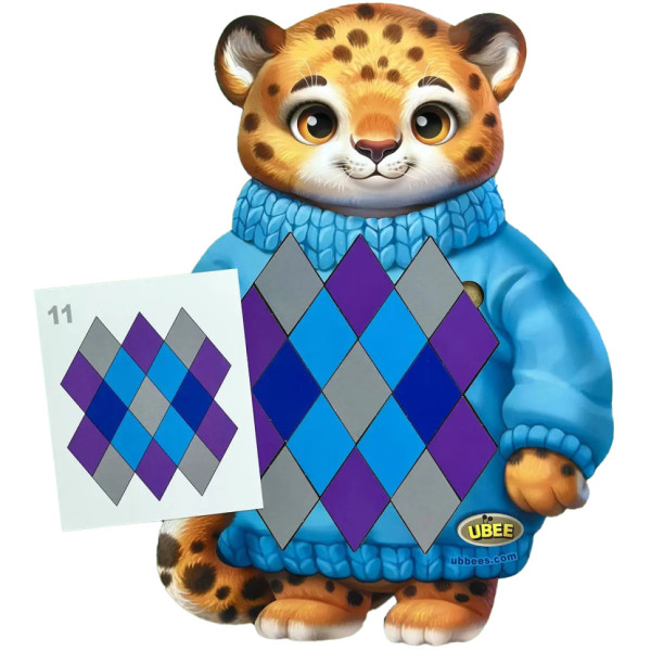 Розвиваючий пазл-вкладиш "Гепард" (ПСД289) PSD289 (ПСД289)