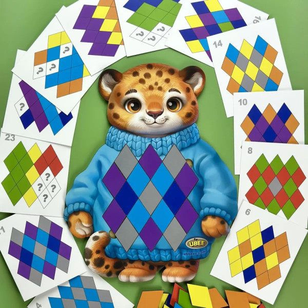 Розвиваючий пазл-вкладиш "Гепард" (ПСД289) PSD289 (ПСД289)