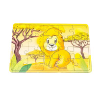 Дитячий дерев'яний пазл Цар звірів Арт-10023, 20 елементів (Арт-10023)