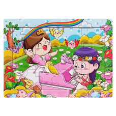 Дитячий дерев'яний пазл-вкладиш "Весна" MD 1343-19, 12 елементів 15 х 11 х 0,4 см (MD 1343-19)