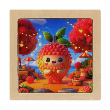 Дитячий дерев'яний пазл-вкладиш "Кивано" MD 1506-26, 9 елементів 9,8 х 9,8 х 0,4 см (MD 1506-26)