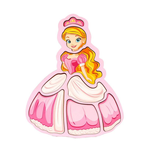 Дитячий пазл-вкладиш "Принцеса" Puz-22968, 8 елементів (Puz-22968)