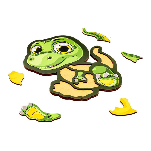 Дитячий пазл-вкладиш "Динозавр" Puz-22970, 8 елементів (Puz-22970)