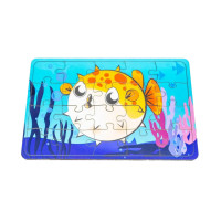 Дитячий дерев'яний пазл Рибка фугу Арт-10020, 20 елементів (Арт-10020)