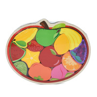 Дитячий дерев'яний пазл-вкладиш "Фрукти" MD 1500-6  (MD 1500-6)