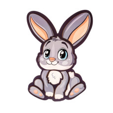 Дитячий пазл-вкладиш "Зайчик" Puz-22971, 12 елементів (Puz-22971)