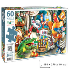 Дитячий пазл "Казка про розумне мишеня" Енергія Плюс 83873 на 60 елементів (83873)