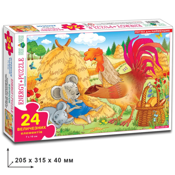 Детские пазлы "Колосок" 82081 на 24 элемента(82081)