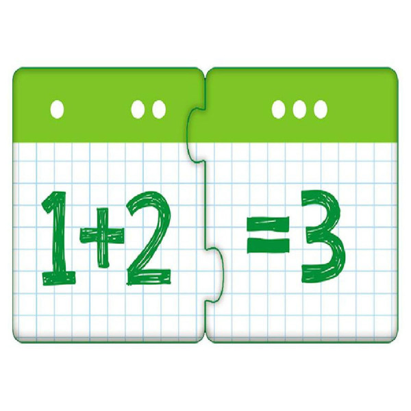 Дитячі пазли-половинки "Додавання і віднімання в межах 10" 1214012 укр. мовою (1214012)