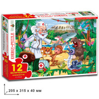 Дитячі пазли "Доктор Айболить" 86119 на 12 деталей (86119)