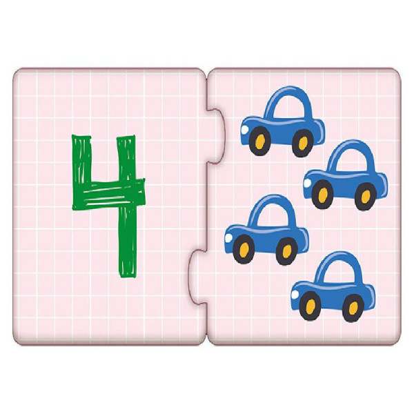 Дитячі пазли-половинки "Вивчаємо цифри" 1214011 укр. мовою (1214011)