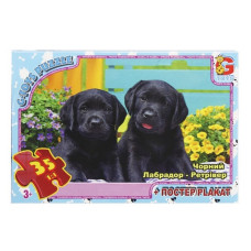 Дитячий пазл "Домашні улюбленці" AN145 постер 35 елементів (AN145)