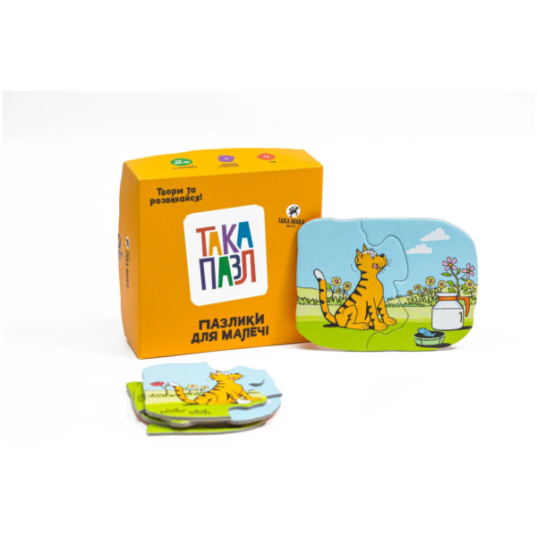 Детские Пазлы "Котик" Такая Мака 960216 6 элементов(960216)