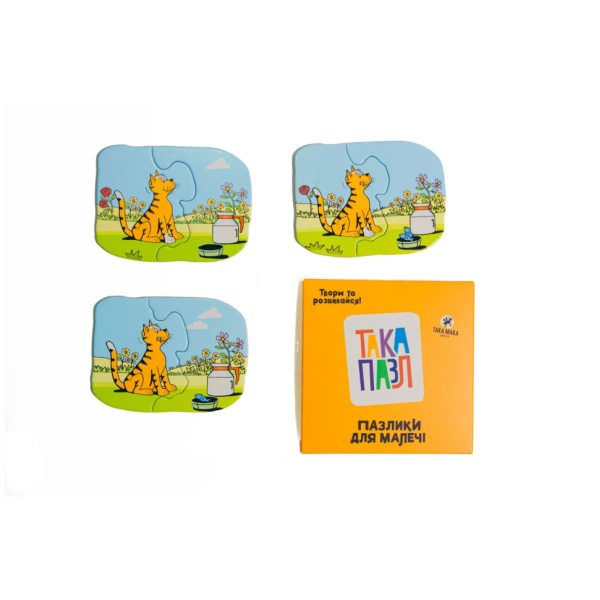 Детские Пазлы "Котик" Такая Мака 960216 6 элементов(960216)